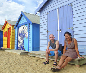Brighton beach huts