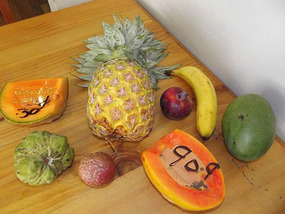 My fruit purchases  - all for £3.50 