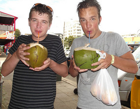 The 2 Dutch guys I kept bumping into up east coast