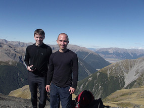 me and colin at Avalanche Peak - 1833m