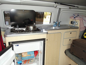 day time in campervan
