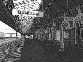 Dunedin - railway station