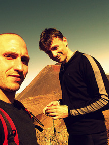 Me and Colin  - Mount Ngauruhoe