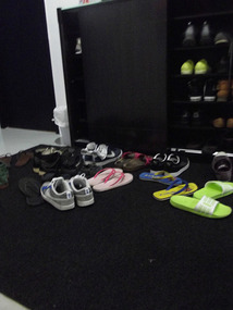 shoes at hostel