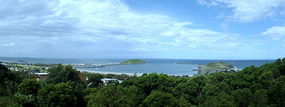 Coffs Harbour from observation hill