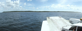 Ferry ride to Fraser Island