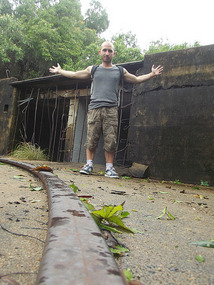 Me at Gun emplacement