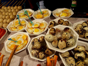 Quail eggs Krabi town night market
