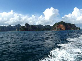 on boat to phuket