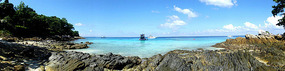 Ao Lha cove, place we'd snorkelled