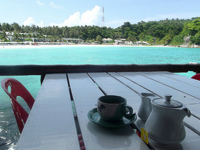morning tea on Ao Patok beach