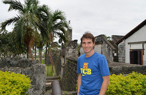 En una de las torres del fuerte