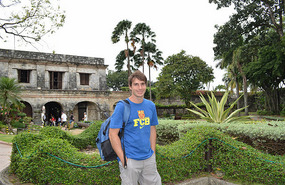 Posando con mochila "turistera"
