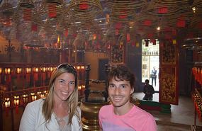 Nosotros en el Man Mo Temple