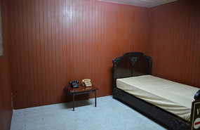 Dormitorio del presidente en el bunker