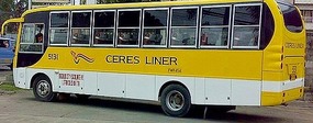 El bus que nos llevo desde Cebu hasta Maya