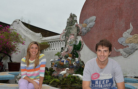 En la fuente