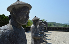 Las estatuas de los mandarines estaban de moda