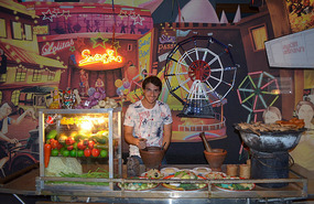 Cocinando en el museo de Siam