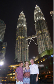 Las Torres Petronas de noche