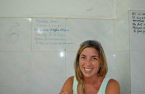 Vicky en Kin Kin Restaurante