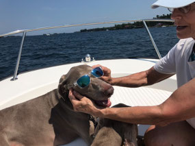 Having fun, but sun in my eyes!