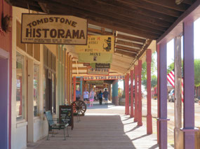 Lots of shops for tourists