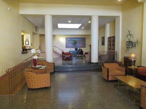 Lobby of the Murray Hotel