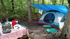 Our Soggy Campsite