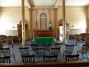 Courtroom Where WV Voted to Secede from VA