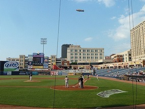 Canal Park w/Goodyear Blimp