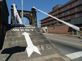 Suspension Bridge at Wheeling