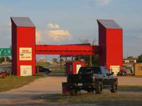 Back side of the marquee