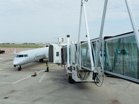 Our plane from Amarillo