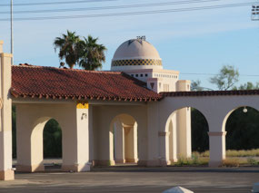 Corner of the plaza