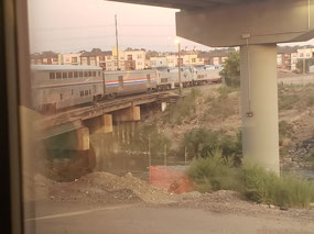 Front of our train