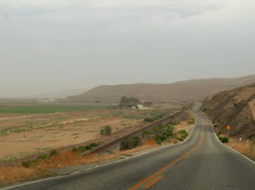 The road from King City to Pinnacles