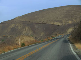 The road from King City to Pinnacles