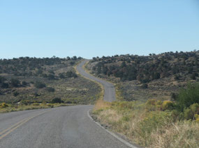 Heading down toward the park