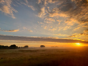 Sunrise over Kansas