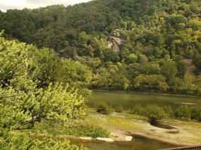 Those hills in the background are in Virginia
