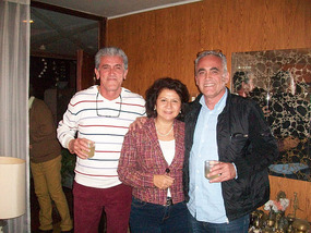 Richard, Joaquin and his girlfriend