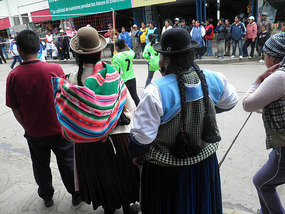 Crowd at the market