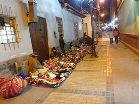 Women selling handicrafts
