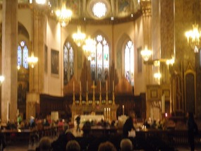 Inside the duomo
