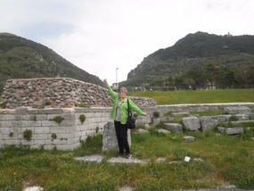 Roman actor at the Roman theater