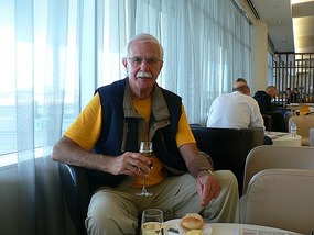 At Sydney Airport Lounge