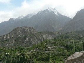 Gulmit from the Pretty Village of Ghulkin