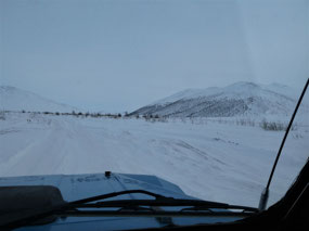 Ice Road From Bilibino to Pevek, 2018