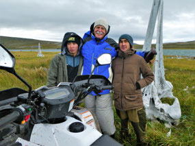Alan with Vladimir and Petra